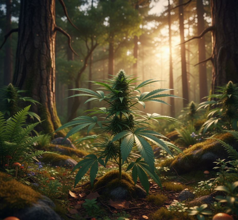 Professional hydroponic grow room environment